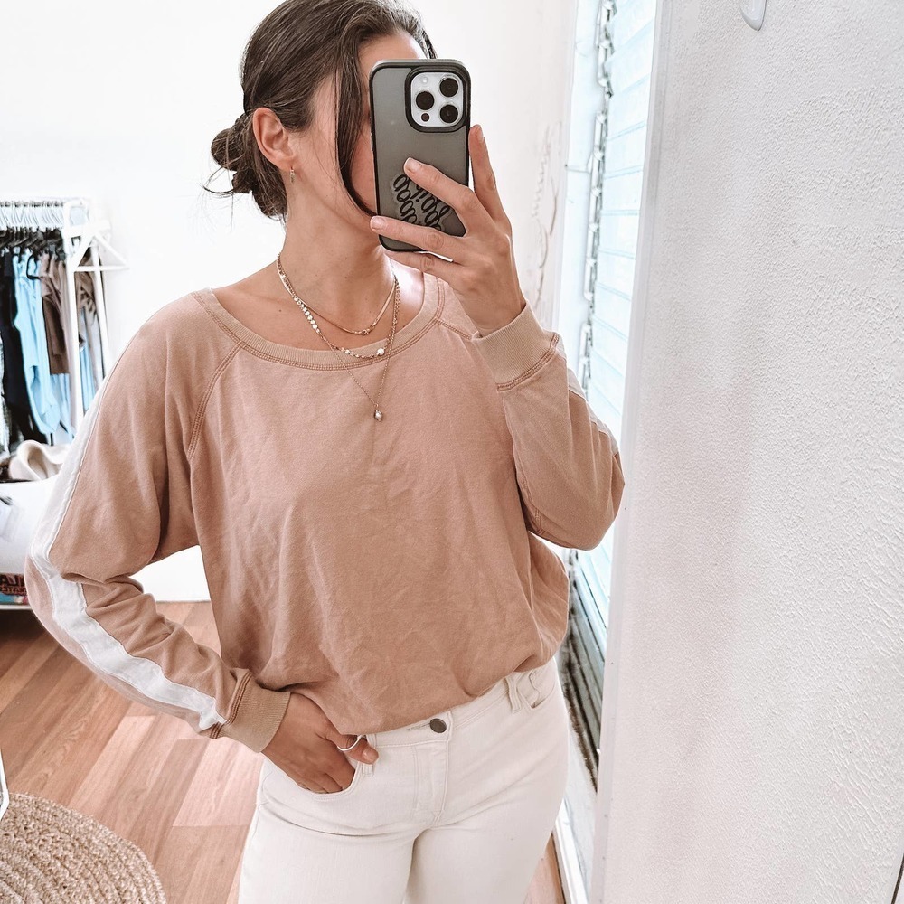 Acacia Wyoming Sweater In Barefoot Beige Size Sma… - image 2